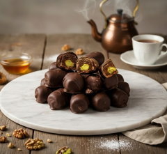 ÇİKOLATA KAPLI ANTEP FISTIK DOLGULU HURMA